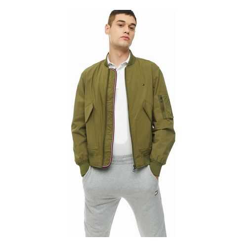 Бомбер мужской Tommy Hilfiger MW0MW12223 MSU moss green зеленый XXL в Зарина