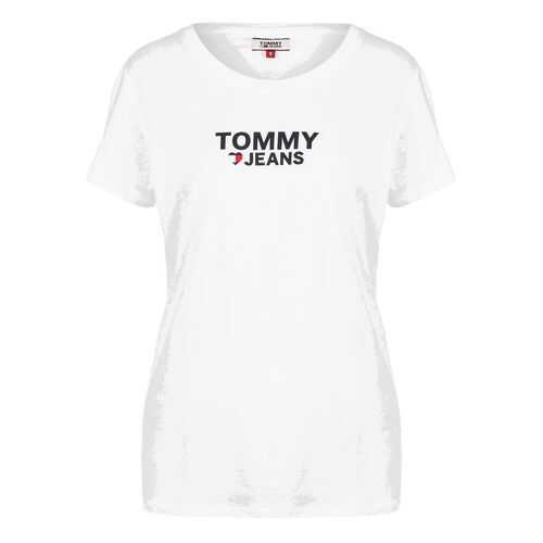 Футболка женская Tommy Jeans DW0DW07526 YA2 белая M в Зарина